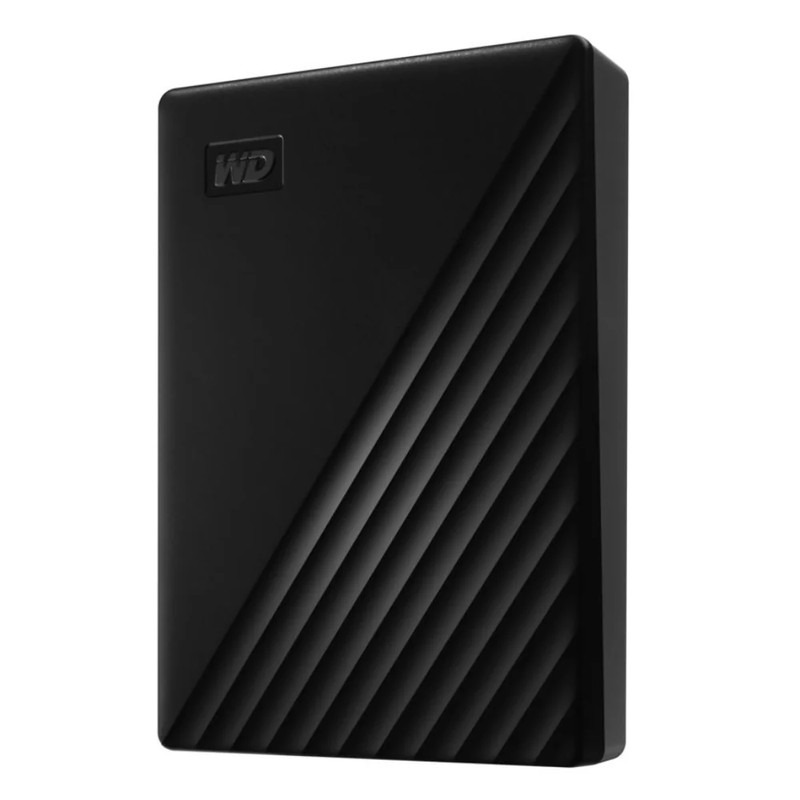 WD My Passport 5TB USB 3.2 1st Gen External Hard Drive - Black - مساحة تخزين